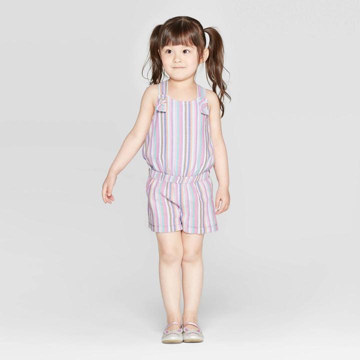 Toddler Girls' Romper - Cat & Jack 4t,