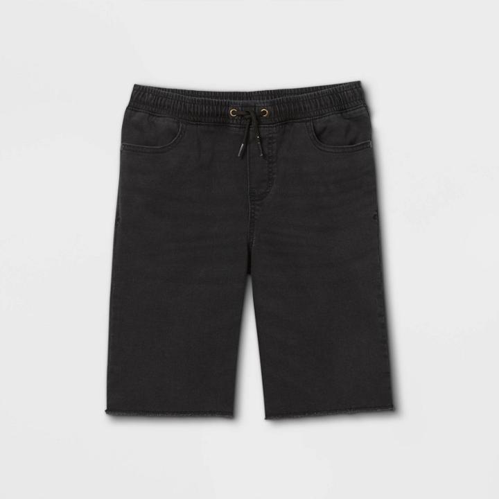 Boys' Waist Pull-on Shorts - Art Class Black