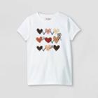 Girls' Everybody Graphic Short Sleeve T-shirt - Cat & Jack White