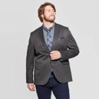 Men's Big & Tall Standard Fit Suit Jacket - Goodfellow & Co Dark Gray