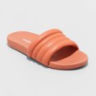 Girls' Shelby Slip-on Slide Sandals - Cat & Jack Rust