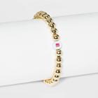 Sugarfix By Baublebar Initial 'e' Stretch Bracelet - Gold