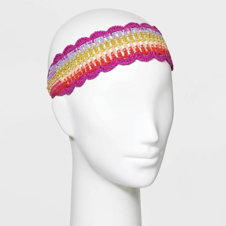 Wild Fable Rainbow Crochet Soft Headwrap - A New Day