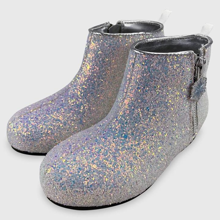 Kids' Disney Frozen 2 Fashion Boots - Silver 6 - Disney