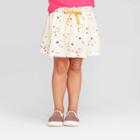 Toddler Girls' Heart Print Scooter - Cat & Jack Cream 2t, Toddler Girl's, White