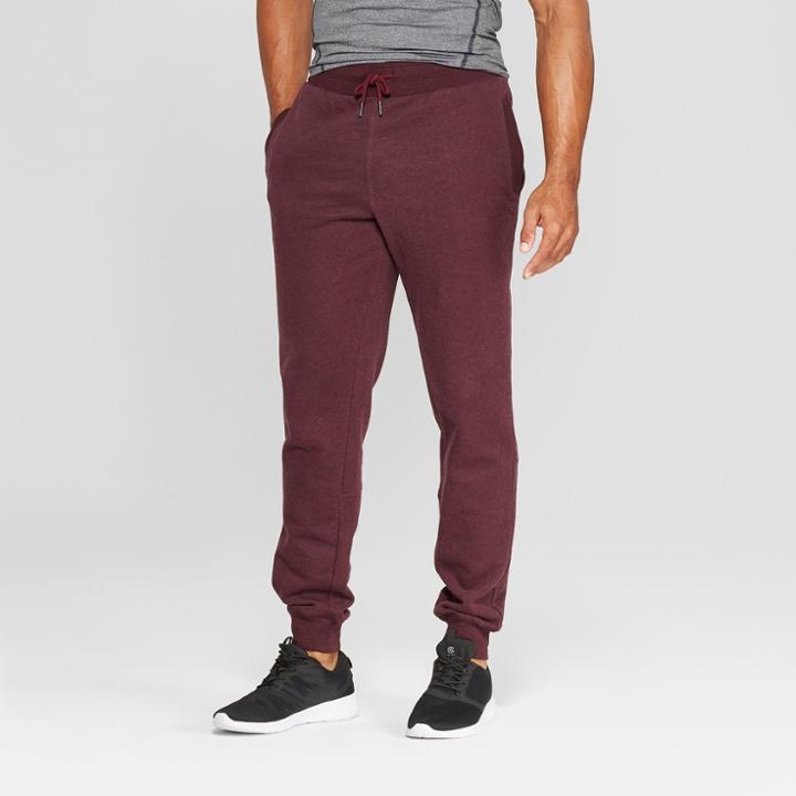 Men's Authentic Fleece Jogger Sweatpants - C9 Champion Rich Maroon Heather