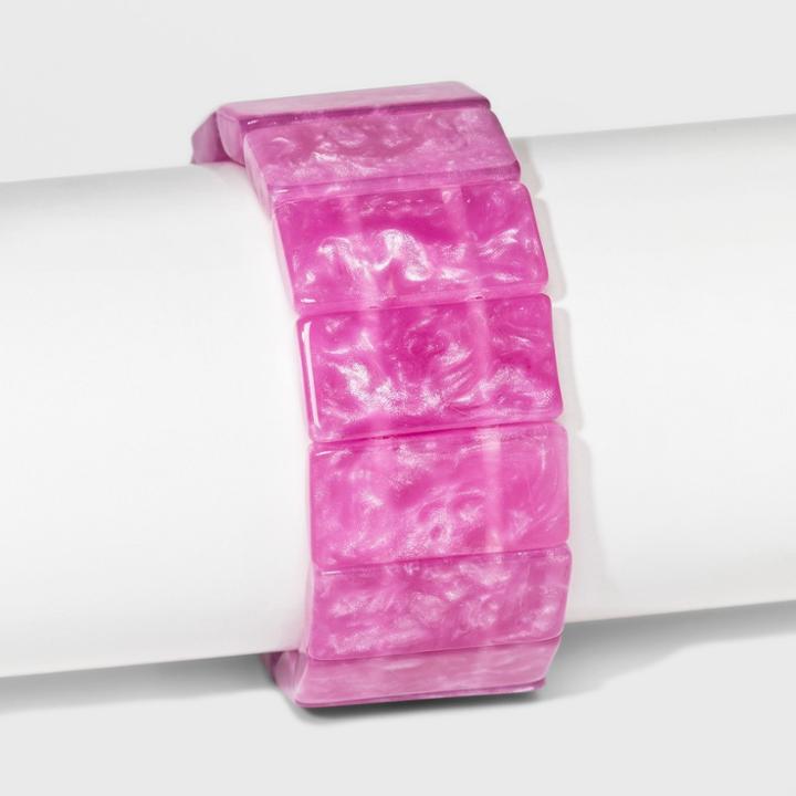 Sugarfix By Baublebar Polished Resin Bracelets - Pink, Girl's