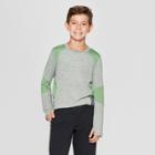 Boys' Novelty Pieced Long Sleeve T-shirt - C9 Champion Green Heather