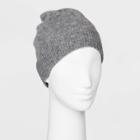 Women's Beanie Hats - A New Day Gray One Size, Women's, Grey Grey