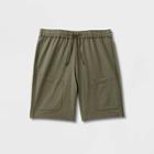 Men's 9.5 Regular Fit Adaptive Tech Chino Shorts - Goodfellow & Co Olive Green