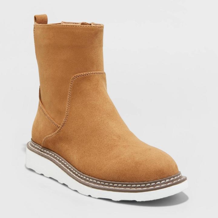Women's Callah Pull-on Boots - Universal Thread Chestnut