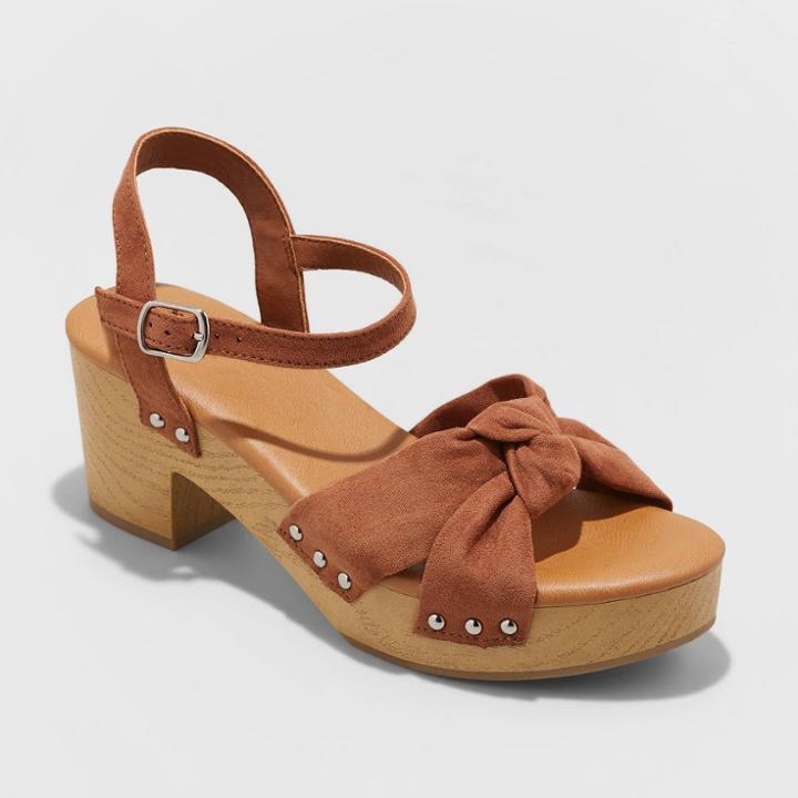 Women's Eleanor Heels - Universal Thread Cognac