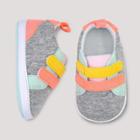 Baby Girls' Color Block Sneaker - Cloud Island Gray