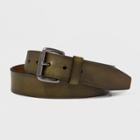 Target Men's Pinched Center Strap Belt - Goodfellow & Co Olive Green