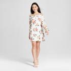 Women's Floral Off The Shoulder Dress - Lily Star (juniors') Ivory