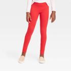 Girls' Leggings - Cat & Jack Red Sparkle