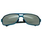 Breed Men's Fornax Polorized Sunglasses With Aluminum Frame And Arms - Blue/silver