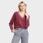Women's French Terry Sweatshirt - Universal Thread Red