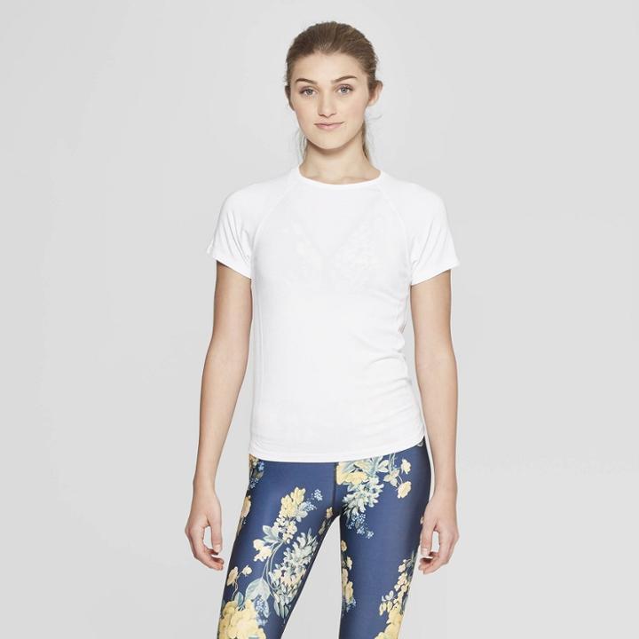 Women's Short Sleeve T-shirt With Anti Bacterial - Joylab White