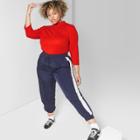 Women's Long Sleeve Mock Neck T-shirt - Wild Fable Wowzer Red