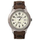 Men's Timex Expedition Field Watch With Leather Strap - Silver/brown T49870jt