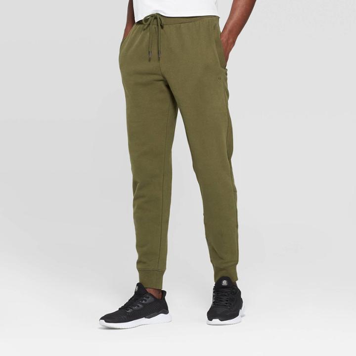 Men's Authentic Fleece Sweatpants Jogger Pants - C9 Champion Green