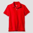 Boys' Pique Stain Resist Uniform Polo Shirt - Cat & Jack Red