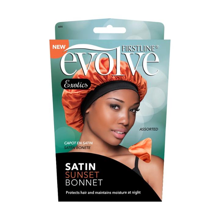Target Evolve Exotics Sunset Satin Bonnet - Orange, Dark Orange