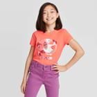 Petitegirls' Short Sleeve Cat Graphic T-shirt - Cat & Jack Orange