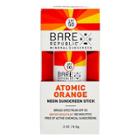Bare Republic Mineral Sunscreen Neon Stick Atomic Orange -