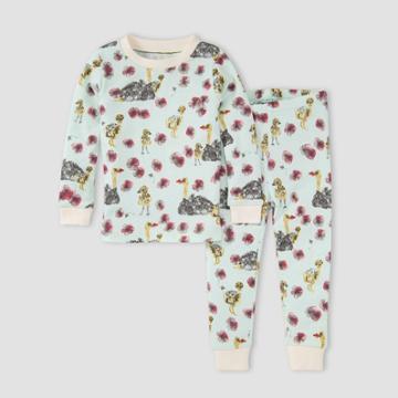 Burt's Bees Baby Toddler Girls' Ostrich Oasis Organic Cotton Pajama