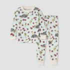 Burt's Bees Baby Toddler Girls' Ostrich Oasis Organic Cotton Pajama