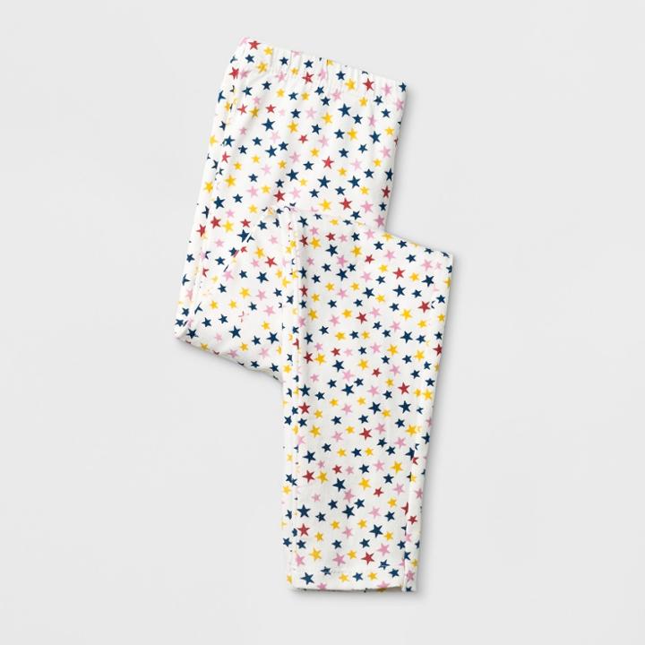 Happy By Pink Chicken Girls' Star Print Leggings - 8,