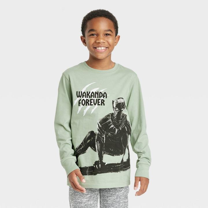 Boys' Marvel Black Panther X Nikkolas Smith Long Sleeve T-shirt -