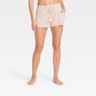 Women's Beautifully Soft Leopard Print Pajama Shorts - Stars Above Pink