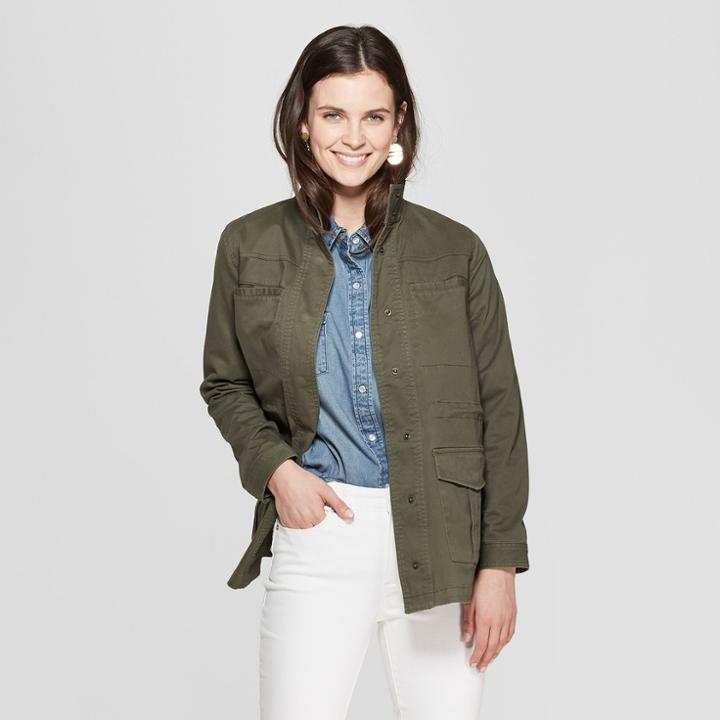 Sure Fit Women's Utility Jacket - Universal Thread Olive
