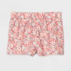 Toddler Girls' Floral Fashion Shorts - Art Class Purple