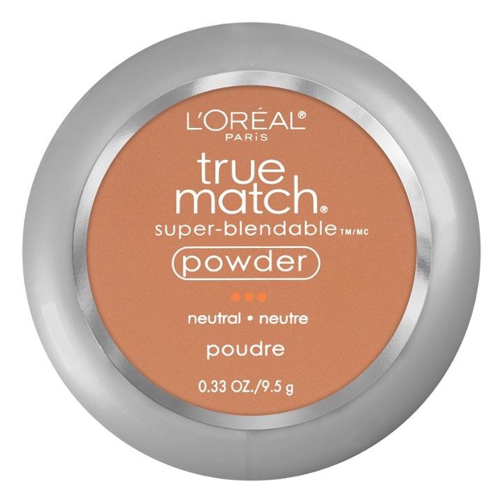 L'oreal Paris True Match Powder N7 Classic Tan .33oz, Adult Unisex, Classic Tan N7