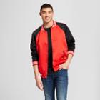 Men's Souvenir Varsity Bomber Jacket - Jackson Black