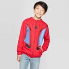 Marvel Boys' Spider-man Costume Fleece Sweatshirt - Red