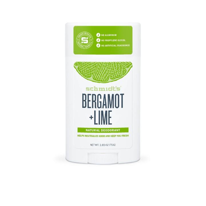 Schmidt's Bergamot + Lime Natural Deodorant