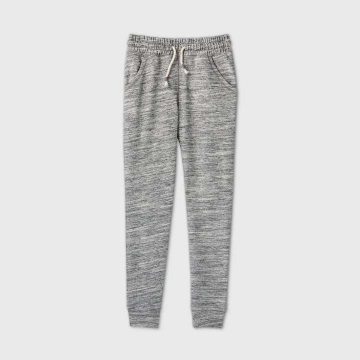 Girls' Cozy Fleece Jogger Pants - Cat & Jack Gray