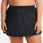 Plus Size Dreamsuit By Miracle Brands Women's Plus Slimming Control Skirt - Black