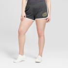 Women's Star Wars Plus Size Logo Graphic Shorts (juniors') Charcoal