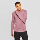 Men's Soft Touch Long Sleeve Tee - C9 Champion Cranberry Mauve Heather S, Men's, Size: Small, Red Pink Grey