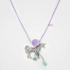Girls' Unicorn Necklace - Cat & Jack One Size,