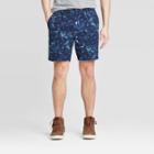 Men's 7 Chino Shorts - Goodfellow & Co Floral Blue