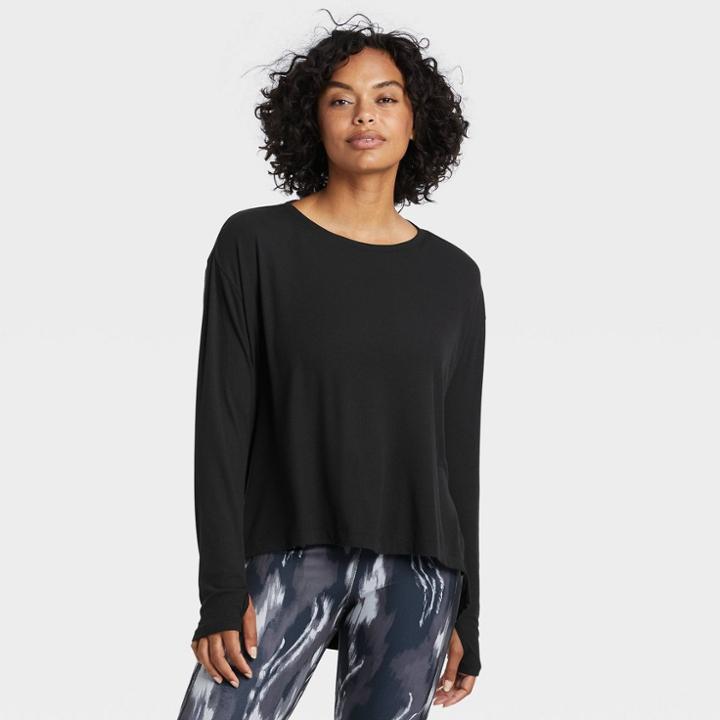 All In Motion Women's Scooped Long Sleeve Tunic - All In
