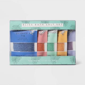 Bliss Bath Salt Set - 17.64oz - 5pc - Target Beauty