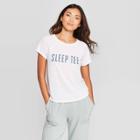 Women's Sleep Tee T-shirt - Stars Above White M, Women's,
